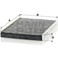 MANN Skoda Octavia Cabin Filter - Carbon | CUK2862 | GSF Car Parts