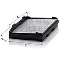 MANN Saab 9-5 Cabin Filter - Carbon | CUK3220 | GSF Car Parts