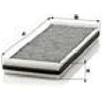 MANN Renault Espace Cabin Filter - Carbon | CUK3840 | GSF Car Parts