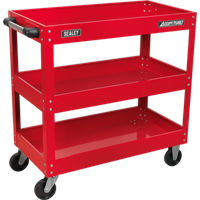 SEALEY Workshop Trolley 3-Level Heavy-Duty | CX108 | GSF Car Parts