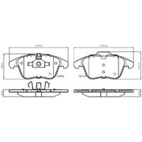 DRIVETEC Jaguar Xf Front Brake Pads | PAD2065 | GSF Car Parts