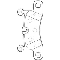 DRIVETEC Porsche Cayenne Rear Brake Pads | PAD2233 | GSF Car Parts