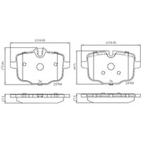 DRIVETEC BMW 6 Series Gran Coupe Rear Brake Pads | PAD2246 | GSF Car Parts