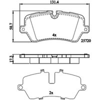 DRIVETEC Land Rover Range Rover Sport Rear Brake Pads | PAD2508 | GSF Car Parts