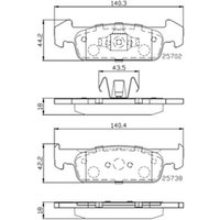 DRIVETEC Dacia Sandero Front Brake Pads | PAD2663 | GSF Car Parts