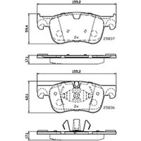 DRIVETEC Citroen C4 Grand Picasso Front Brake Pads | PAD2689 | GSF Car Parts