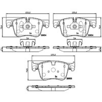 DRIVETEC Citroen Grand C4 Spacetourer Front Brake Pads | PAD2690 | GSF Car Parts