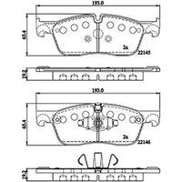 DRIVETEC Land Rover Range Rover Evoque Front Brake Pads | PAD3166 | GSF Car Parts
