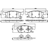 DRIVETEC Ford Edge Front Brake Pads | PAD3241 | GSF Car Parts