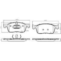 DRIVETEC Vauxhall And Opel Vivaro Front Brake Pads | PAD3260 | GSF Car Parts