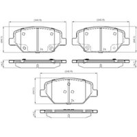 DRIVETEC Vauxhall And Opel Insignia Front Brake Pads | PAD3371 | GSF Car Parts