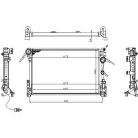 Radiator DRIVETEC Fits: OPEL ASTRA