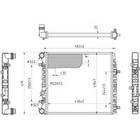 Radiator DRIVETEC Fits: OPEL CORSA