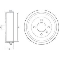 Delphi Skoda Citigo Brake Drum | BF549 | GSF Car Parts