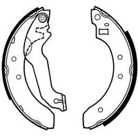 Delphi Reliant Scimitar Brake Shoe Set | LS1249 | GSF Car Parts