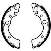 Brake Shoe Set Delphi Fits: HONDA BALLADE