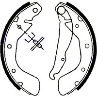Delphi Brake Shoe Set | LS1621 | GSF Car Parts