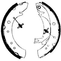 Delphi Peugeot Expert Tepee Brake Shoe Set | LS1713 | GSF Car Parts