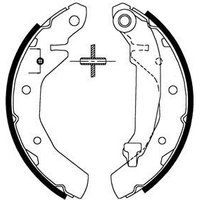 Delphi Chevrolet Matiz Brake Shoe Set | LS1821 | GSF Car Parts