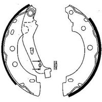 Delphi Nissan Kubistar Brake Shoe Set | LS1842 | GSF Car Parts