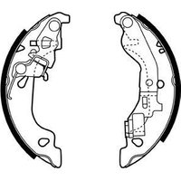Delphi Fiat Punto Brake Shoe Set | LS1858 | GSF Car Parts