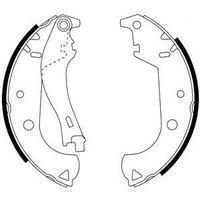 Delphi Fiat Doblo Cargo Brake Shoe Set | LS1916 | GSF Car Parts