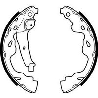 Delphi Vauxhall And Opel Agila Brake Shoe Set | LS1961 | GSF Car Parts