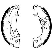 Brake Shoe Set Delphi Fits: CITROEN SAXO