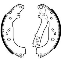 Delphi Fiat Doblo Cargo Brake Shoe Set | LS1979 | GSF Car Parts