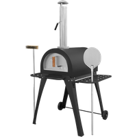 SEALEY Dellonda Large Outdoor Wood-Fired Pizza Oven & Smoker With Side Shelves & Stand | DG103 | GSF Car Parts