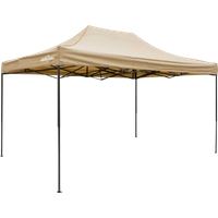 SEALEY Dellonda Premium 3 X 4.5M Pop-Up Gazebo, Heavy Duty, Pvc Coated, Water Resistant Fabric, Supplied With Carry Bag, Rope, Stakes & Weight Bags - Beige Canopy | DG134 | GSF Car Parts