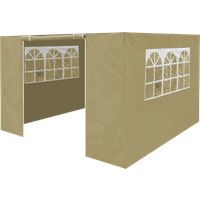 SEALEY Dellonda Premium Gazebo/marquee Side Walls/doors/windows, Fits 3 X 3M Models - Beige | DG146 | GSF Car Parts