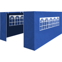 SEALEY Dellonda Premium Side Walls/doors/windows For Gazebo/marquee, Fits 3 X 4.5M Models - Blue | DG151 | GSF Car Parts