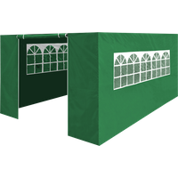 SEALEY Dellonda Premium Side Walls/doors/windows For Gazebo/marquee, Fits 3 X 4.5M Models - Dark Green | DG152 | GSF Car Parts