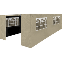 SEALEY Dellonda Premium Side Walls/doors/windows For Gazebo/marquee, Fits 3 X 6M Models - Beige | DG154 | GSF Car Parts