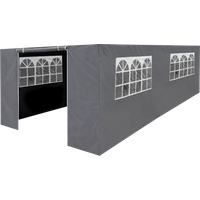 SEALEY Dellonda Premium Side Walls/doors/windows For Gazebo/marquee, Fits 3 X 6M Models - Grey | DG157 | GSF Car Parts