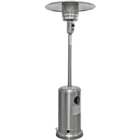 SEALEY Dellonda 13Kw Stainless Steel Commercial Gas Outdoor Garden Patio Heater, Wheels | DG2 | GSF Car Parts