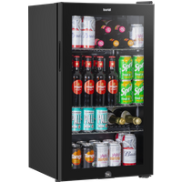 SEALEY Baridi Under Counter Wine/drink/beverage Cooler/fridge, Built-In Thermostat, Light, Security Lock, 85 Litre – Black | DH13 | GSF Car Parts