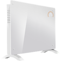 SEALEY Baridi Electric Glass Panel Heater, 2000W, Thermostat Controlled 24Hr 7 Day Timer, Wi-Fi Enabled, Remote Control, White | DH140 | GSF Car Parts
