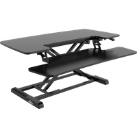 SEALEY Dellonda 89Cm Height Adjustable Standing Desk Converter, 50Cm Max Height, 15Kg Capacity | DH15 | GSF Car Parts