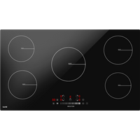 SEALEY Baridi 90Cm Built-In Induction Hob With 5 Cooking Zones, 9300W, Boost Function, 9 Power Levels, Slider Touch Control, Hardwired | DH180 | GSF Car Parts