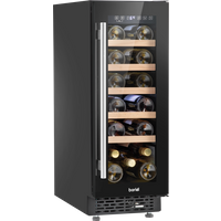 SEALEY Baridi 20 Bottle Slim 30Cm Built-In Wine Cooler, Touchscreen Controls, Black | DH203 | GSF Car Parts