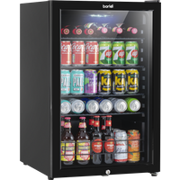 SEALEY Baridi 115L Under Counter Beer, Drinks & Wine Fridge, Lock, Led Light | DH223 | GSF Car Parts