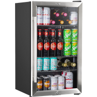 SEALEY Baridi Under Counter Wine/drink/beverage Cooler/fridge, Built-In Thermostat, Energy Class E, 85 Litre - Stainless Steel | DH31 | GSF Car Parts