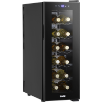 SEALEY Baridi 12 Bottle Wine Cooler With Digital Touchscreen Controls & Led Light, Black | DH73 | GSF Car Parts