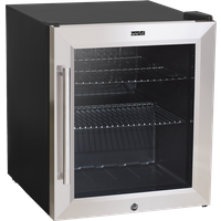 SEALEY Baridi 50L Tabletop Drinks Fridge, Mini Beer Cooler, Glass Door, Stainless Steel | DH75 | GSF Car Parts