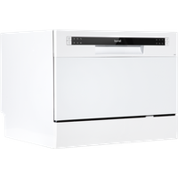 SEALEY Baridi Compact Tabletop Dishwasher 6 Place Settings, 6 Programmes, Low Noise, 6.5L Cycle, Start Delay - White | DH83 | GSF Car Parts