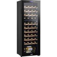 SEALEY Baridi 44 Bottle Dual Zone Wine Cooler, Fridge With Digital Touchscreen Controls, Wooden Shelves & Led Light, Black | DH92 | GSF Car Parts