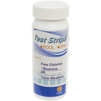 SEALEY Dellonda 3-In-1 Chlorine, Ph & Alkalinity Test Strips | DL32 | GSF Car Parts