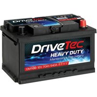 DRIVETEC Ford Transit Connect 100 Car Battery - 3 Year Warranty | DM100 | GSF Car Parts